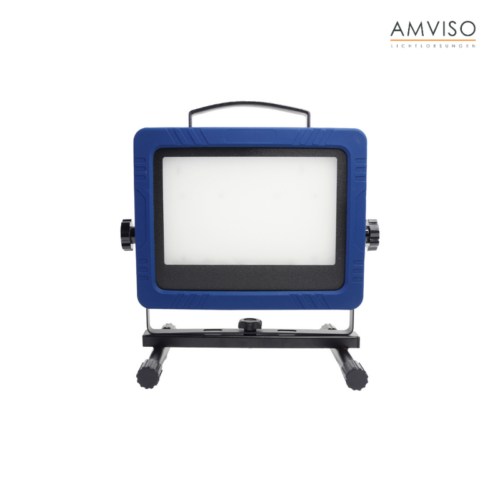 alt="AMVISO 18V Dual-Battery Handheld Work Light for Power Tools"