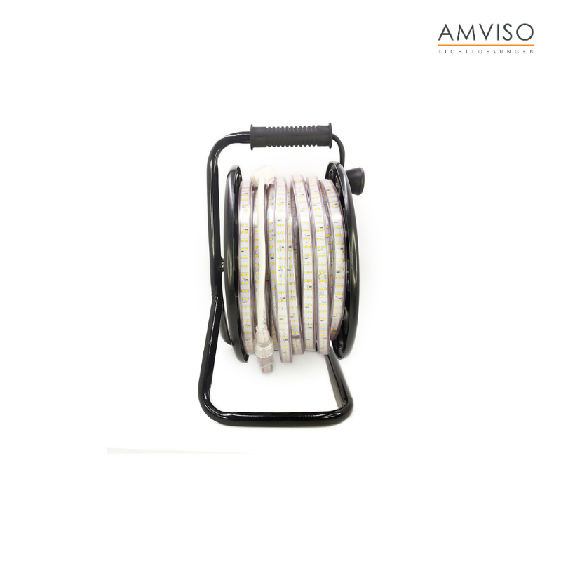 alt="25 meter AMVISO LED strip light"