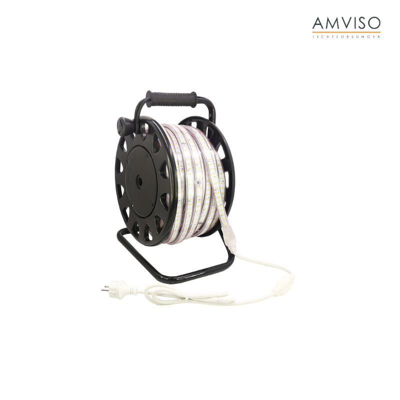 alt="25 meter AMVISO LED strip light"