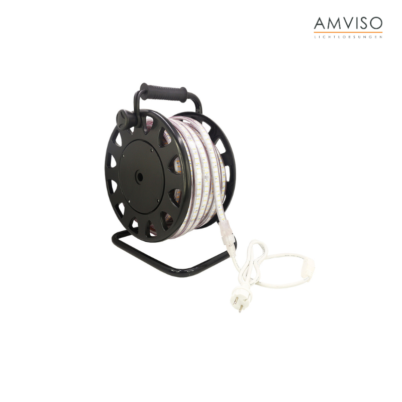 alt="25 meter AMVISO LED strip light"
