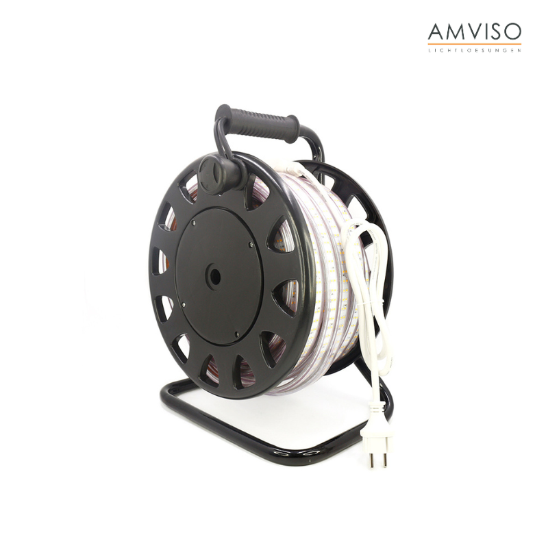 alt="25 meter AMVISO LED strip light"